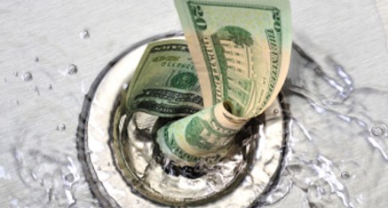 Money going down the drain - Save Money On Plumbing Services with our Coupons and Discounts